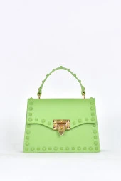Elatae Kadın Omuz Askılı Silikon Çapraz Çanta Yeşil 26659 thumbnail 1