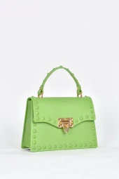 Elatae Kadın Omuz Askılı Silikon Çapraz Çanta Yeşil 26659 thumbnail 2