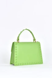 Elatae Kadın Omuz Askılı Silikon Çapraz Çanta Yeşil 26659 thumbnail 5