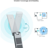 TP-Link Archer TX20UH, AX1800 Yüksek Kazançlı Kablosuz USB Adaptör - 3