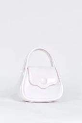 Elatae Kadın Omuz Askılı Silikon Çapraz Çanta Beyaz 26660 thumbnail 2