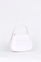 Elatae Kadın Omuz Askılı Silikon Çapraz Çanta Beyaz 26660 thumbnail 5