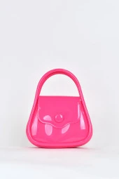 Elatae Kadın Omuz Askılı Silikon Çapraz Çanta Pembe 26660 thumbnail 1