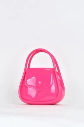 Elatae Kadın Omuz Askılı Silikon Çapraz Çanta Pembe 26660 thumbnail 3