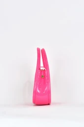 Elatae Kadın Omuz Askılı Silikon Çapraz Çanta Pembe 26660 thumbnail 4