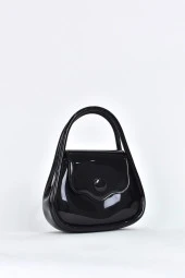 Elatae Kadın Omuz Askılı Silikon Çapraz Çanta Siyah 26660 thumbnail 2