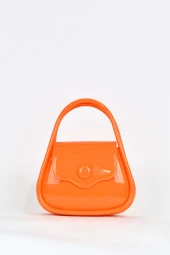 Elatae Kadın Omuz Askılı Silikon Çapraz Çanta Turuncu 26660 thumbnail 1