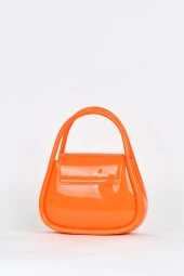 Elatae Kadın Omuz Askılı Silikon Çapraz Çanta Turuncu 26660 thumbnail 5