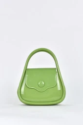 Elatae Kadın Omuz Askılı Silikon Çapraz Çanta Yeşil 26660 thumbnail 1