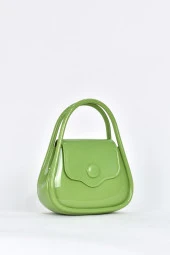 Elatae Kadın Omuz Askılı Silikon Çapraz Çanta Yeşil 26660 thumbnail 2