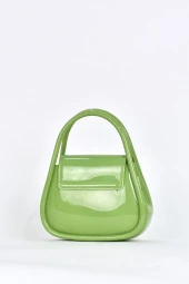 Elatae Kadın Omuz Askılı Silikon Çapraz Çanta Yeşil 26660 thumbnail 5