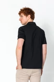 Erkek Regular Fit Salaş Düğmeli Polo Yaka Kırışmaz T-Shirt - 6