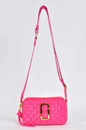 Elatae Kadın Kolon Omuz Askılı Silikon Çapraz Çanta Pembe 26398 thumbnail 1