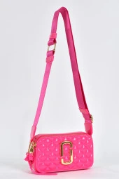 Elatae Kadın Kolon Omuz Askılı Silikon Çapraz Çanta Pembe 26398 thumbnail 2