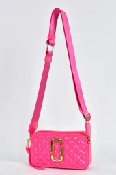 Elatae Kadın Kolon Omuz Askılı Silikon Çapraz Çanta Pembe 26398 thumbnail 3