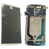 Lenovo K4 Note Lcd Çıtalı - Ekran Servis Beyaz A7010 - 1