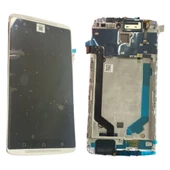 Lenovo K4 Note Lcd Çıtalı - Ekran Servis Beyaz A7010 - 2