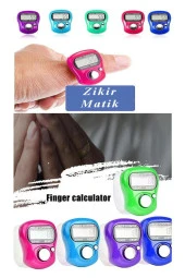 Zikir Matik 2 Adet Hediyelik Dua Tespihat Sayacı Tesbih Pilli Lcd Ekranlı Parmak Yüzük Zikir Matik - 4