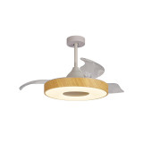 Orbus Uzaktan Kumandalı Tavan Vantilatörü 3000K - 6500K Işık ve Ayarlanabilir Fan Seviyeli VL5 - 2