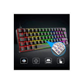 SOMIC T60 Siyah Red Switch Rgb Klavye Mekanik 62 Tuş 18 Ayarlanabilir Led - 2