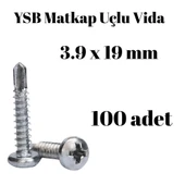 Yıldız Silindir Başlı 3.9x19 YSB Matkap Uçlu Akıllı Vida 100 Adet - 1