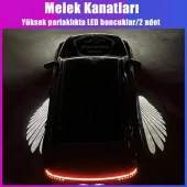 Üniversal Oto Araç Ayna Altı Angel Led Otomobil Gündüz Farı Araba Melek Kanat Led Beyaz 12 Volt - 9