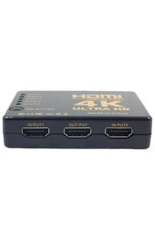 Hdmi Çoklayıcı 5 Port 4k Ultra Hd Destekli Kumandalı Switch Çoklu Cihaz Tek Ekran Uydu Bağlantısı - 3