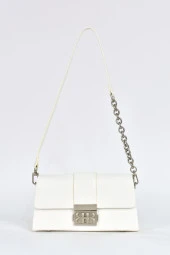 Elatae Kadın Omuz Askılı Çapraz Çanta Beyaz 17571 thumbnail 1
