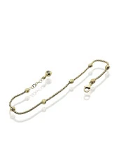 Günlük Kullanım Dorika Toplu 14 Ayar Altın Zincir Bileklik thumbnail 2