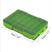 SHUFA Lure Box Çift Taraflı Lrf Yem Kutusu 85mm - Yeşil - 2
