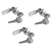 Hisar Düz Mandallı 2 şer  Anahtarlı Pano Dolap Kilidi 3 lü Set thumbnail 2