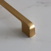Arel Kulp Mat Gold 160 mm Mobilya Mutfak Dolabı Çekmece Dolap Kulpları Kapak Kulpu Kulbu Altın Metal - 6