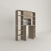 Kenzlife çamaşır makinesi dolabı hayzummaksduble crd 180*126*55 banyo kiler çift kapaklı arkalıklı thumbnail 3