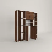 Kenzlife çamaşır makinesi dolabı hayzummega cvz 180*156*55 banyo kiler çift kapaklı arkalıklı thumbnail 3