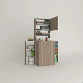 Kenzlife çamaşır makinesi dolabı kasparovmaks crd 180*096*55-20 banyo kapaklı arkalıksız thumbnail 2