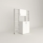 Kenzlife çamaşır makinesi dolabı kasparovmaksduble byz 180*126*55-20 banyo kapaklı arkalıksız thumbnail 3