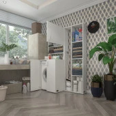Kenzlife çamaşır makinesi dolabı kasparovsüpürge byz 180*126*55-20 banyo kapaklı arkalıksız thumbnail 1