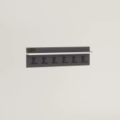 Kenzlife elbise askılığı askılık vettini gri 20*070*12 siyah 6 adet askı portmanto - 3