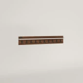 Kenzlife elbise askılığı askılık vettini cvz 20*120*12 siyah 10 adet askı portmanto - 3