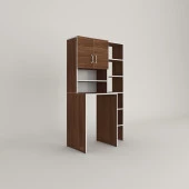 Kenzlife çamaşır makinesi dolabı hayzummaks cvz 180*096*55 banyo kiler çift kapaklı arkalıklı thumbnail 3