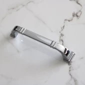 Roma 160 mm Krom Renk Kulp Metal Mobilya Mutfak Çekmece Dolap Kapak Kulpları Kulbu Dolabı Kulpu thumbnail 5