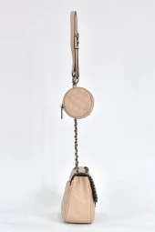 Elatae Kadın Omuz Askılı Çapraz Çanta Vizon 17597 thumbnail 4