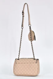 Elatae Kadın Omuz Askılı Çapraz Çanta Vizon 17597 thumbnail 5