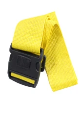 Metropolitan Valiz Bavul Çanta Emniyet Kemeri-Sarı, Kilitli, 4 Adet thumbnail 3