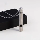 Gümüş Pazarım Düdük Çelik Kolye - 2