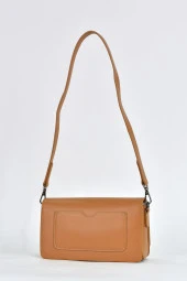 Elatae Kadın Omuz Askılı Çapraz Çanta Vizon 17596 thumbnail 5