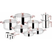 Aryıldız King Rose Gold İdeal 20 Parça Tencere Seti - 1