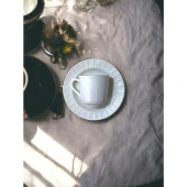 Tivoli Altın Çizgi Desenli 6 Kişilik Kahve Fincan Takımı TVLPOR 101 - 1