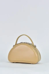 Elatae Kadın Omuz Askılı Günlük Çapraz El Çantası Vizon 17564 thumbnail 5