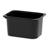 Ikea kalin saklama kabi siyah trofast - 2